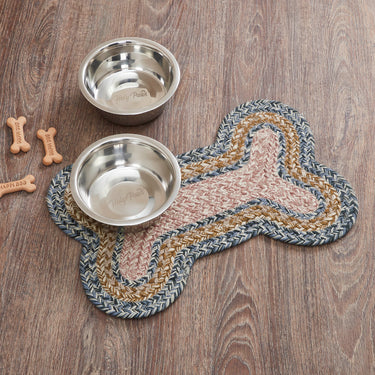 Kaila Indoor/Outdoor Medium Bone Braided Rug 11.5